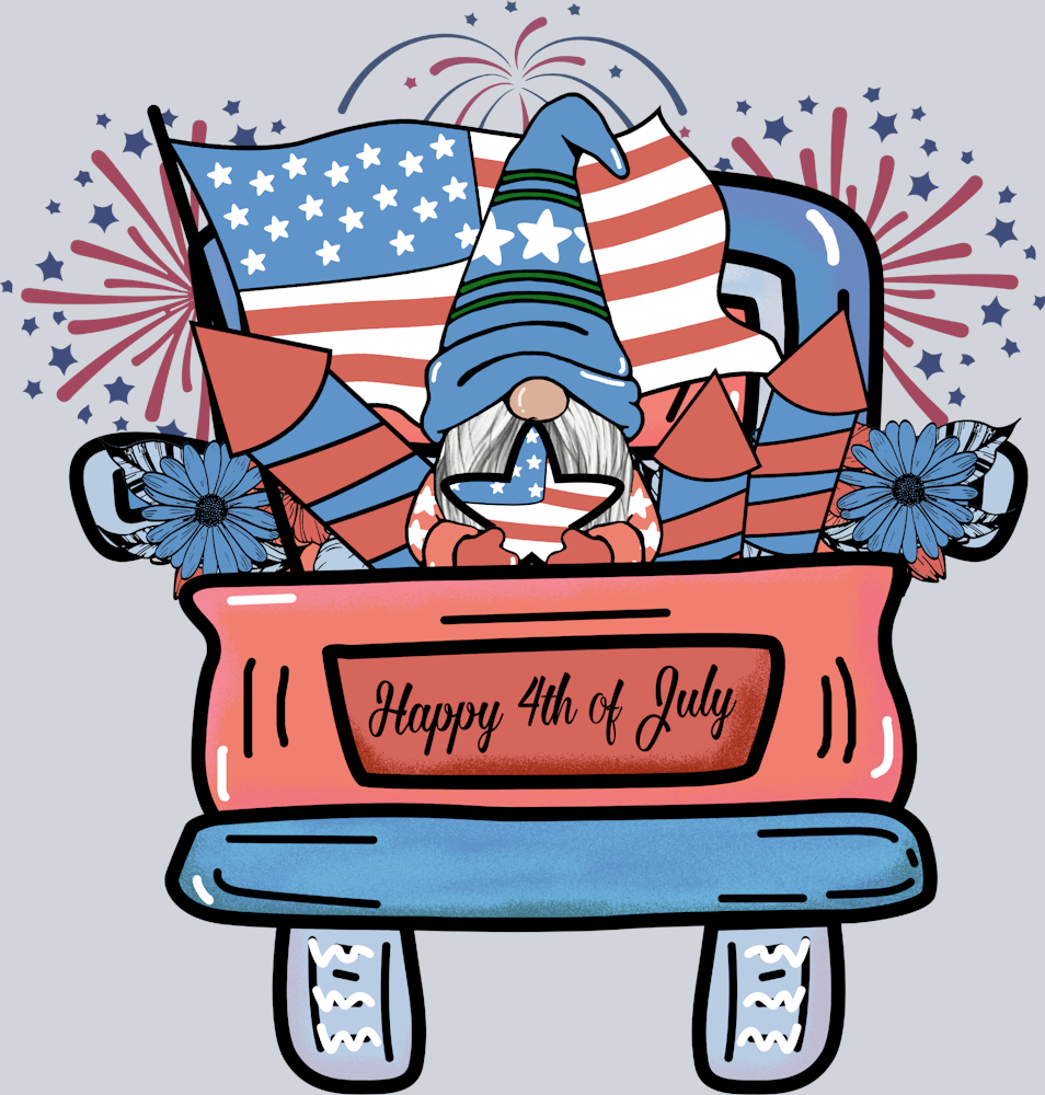 Happy 4th Of July 1 - STK02529 (DTF Transfers)