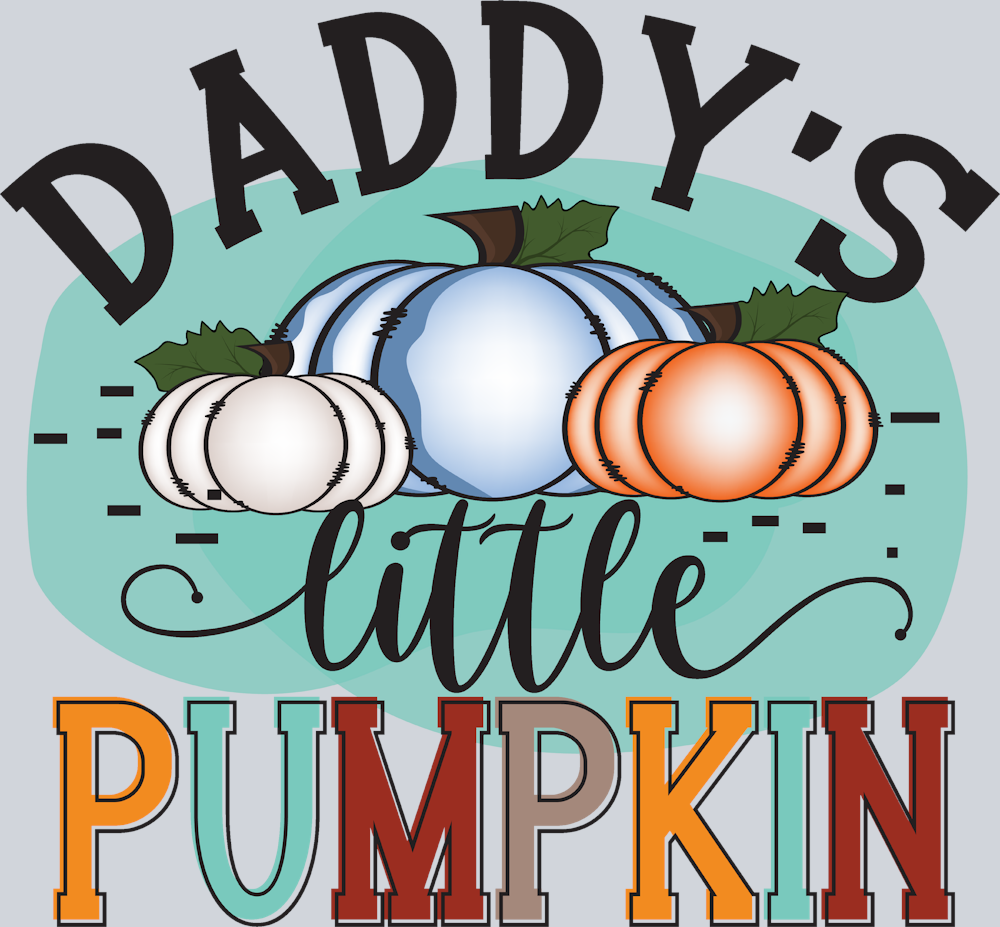 Daddys Little Pumpkin - STK07138 (DTF Transfers)