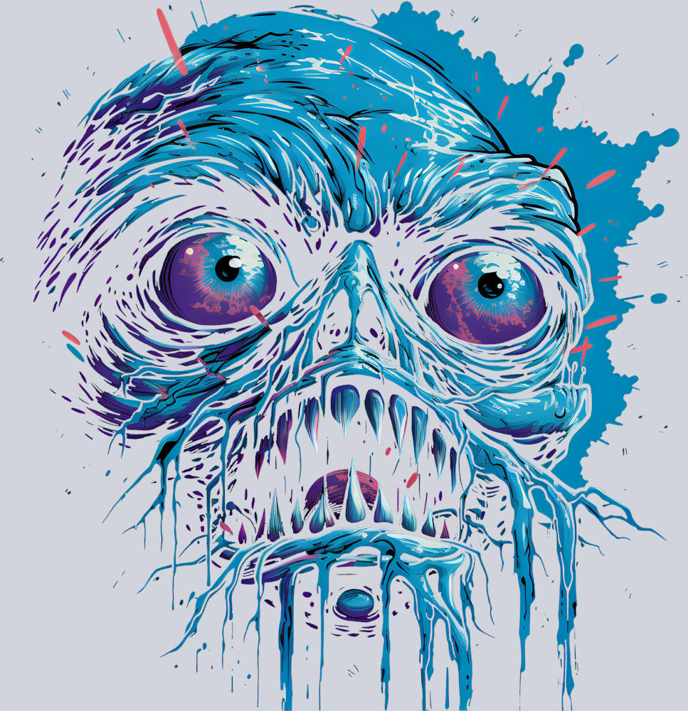 Blue Ghoul - STK01026 (DTF Transfers)