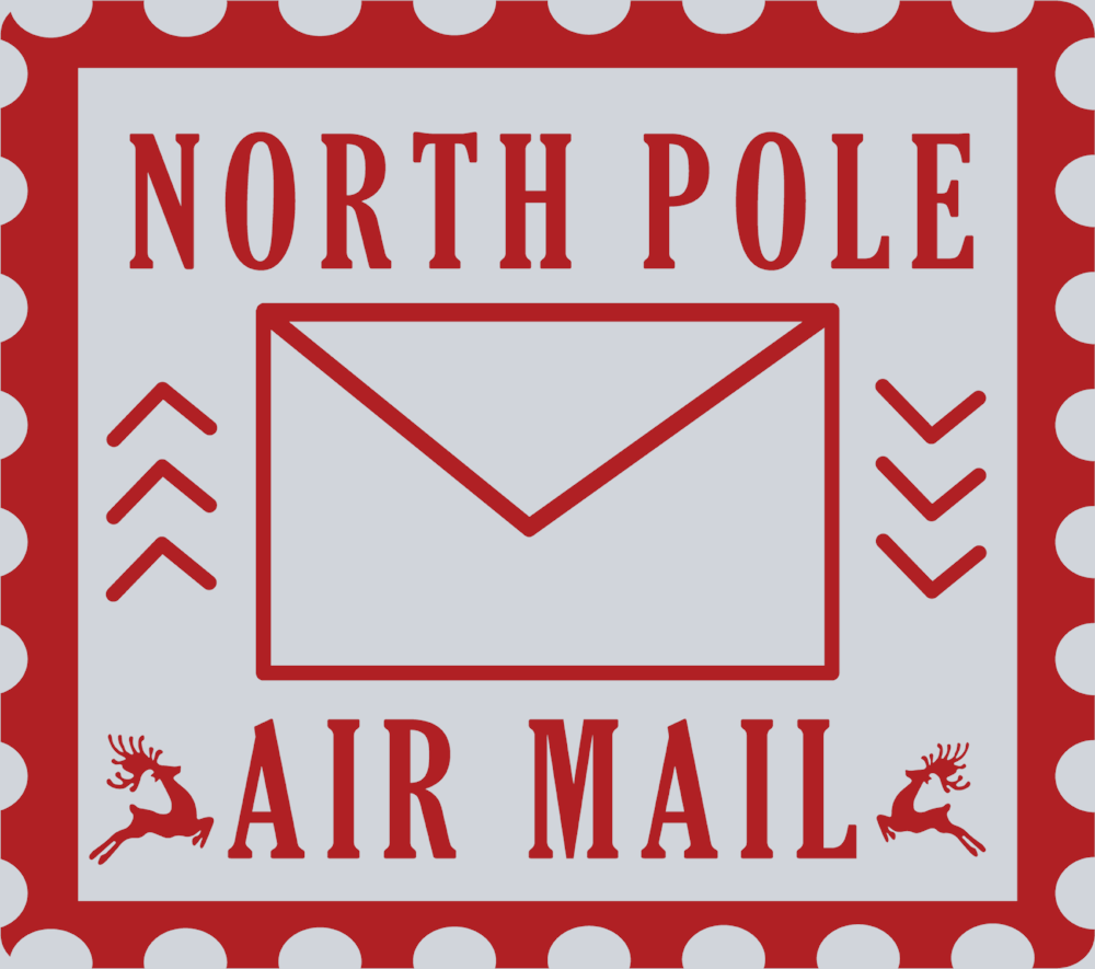 Stamp North Pole 4 - STK05781 (DTF Transfers)