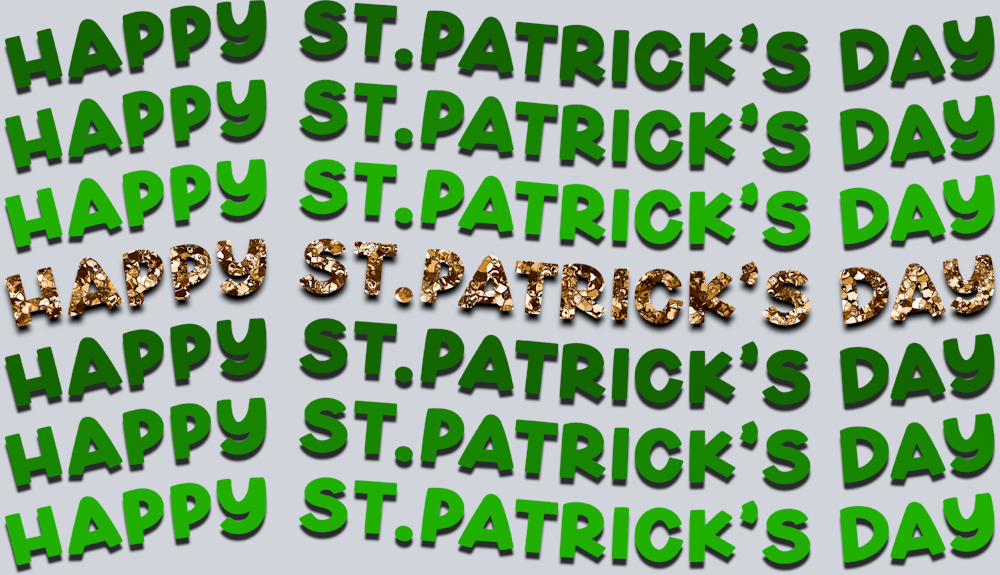 Lucky Happy St Patrick's Day - STK03849 (DTF Transfers)