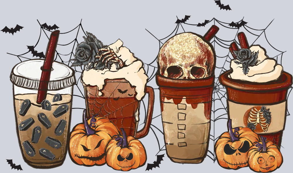 Halloween Coffee 22 - STK02475 (DTF Transfers)
