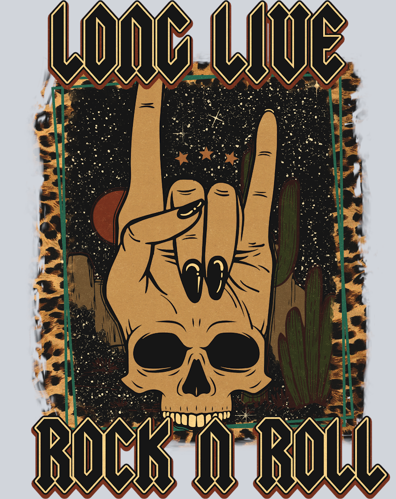 Long Live Rock N Roll - STK03677 (DTF Transfers)