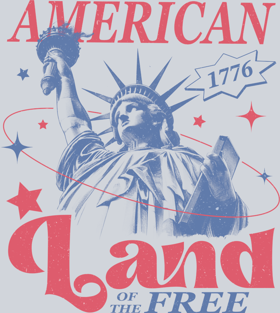 American Land Of The Free - STK00230 (DTF Transfers)