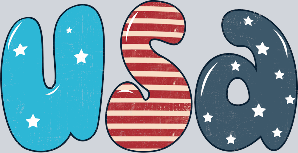 Bubble USA - STK01169 (DTF Transfers)