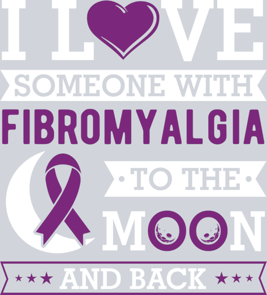 I Love Someone With Fibromyalgia White - STK02980 (DTF Transfers)