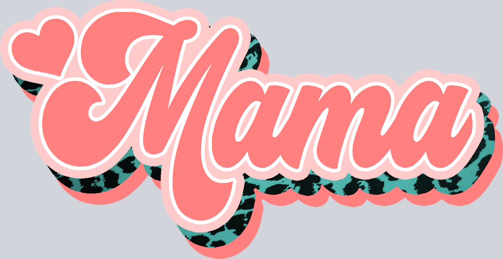 Mama Retro Leopard - STK03982 (DTF Transfers)
