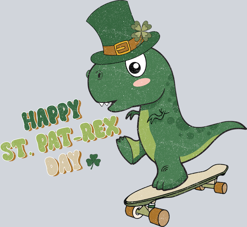 Lucky Happy St Pa Trex Day - STK03847 (DTF Transfers)