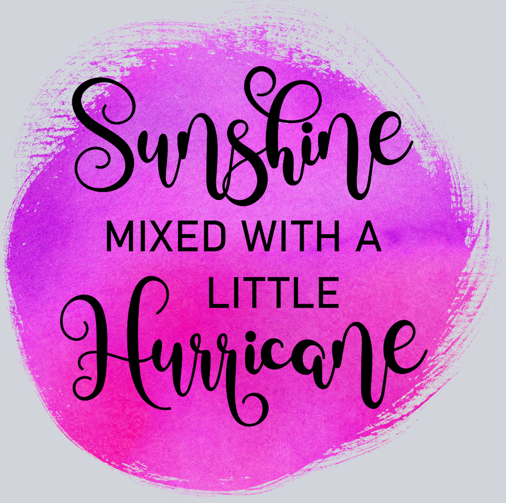 Sarcasm Sunshine Mixed With A Little Hurricane - STK05357 (DTF Transfers)