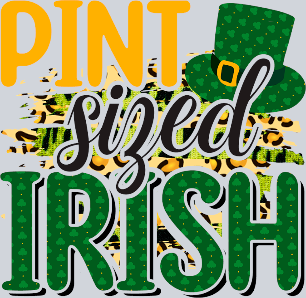 Lucky Pint Sized Irish - STK03894 (DTF Transfers)