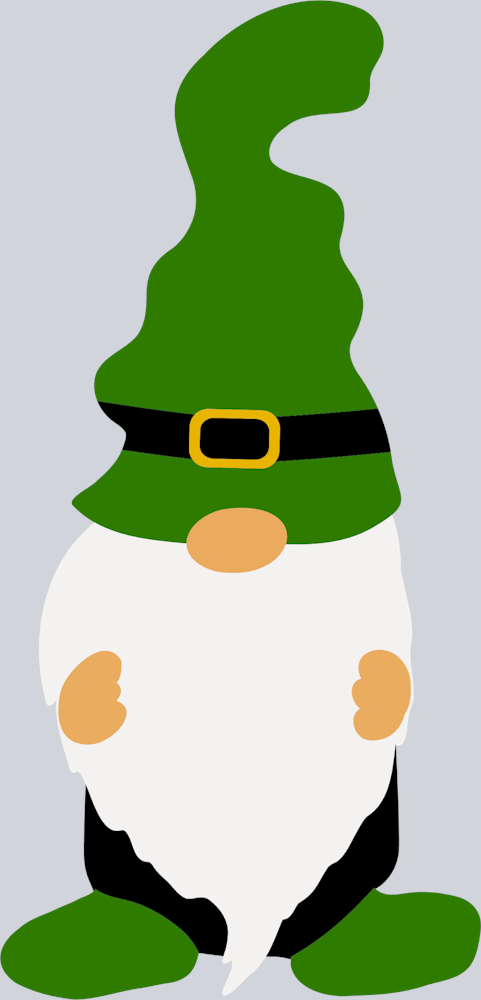 Gnome Green Skinny - STK02288 (DTF Transfers)