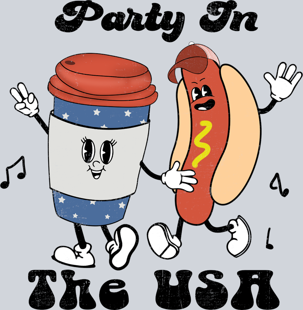 Party In The USA 1 - STK04684 (DTF Transfers)