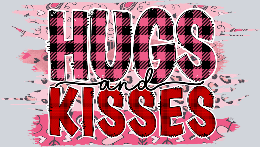 Hugs And Kisses - STK02825 (DTF Transfers)