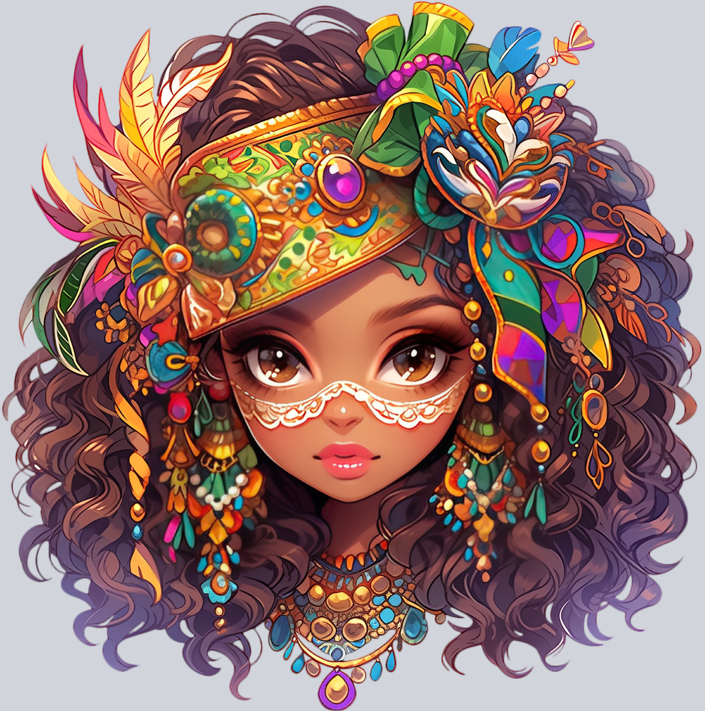 Mardi Gras Queen - STK04094 (DTF Transfers)