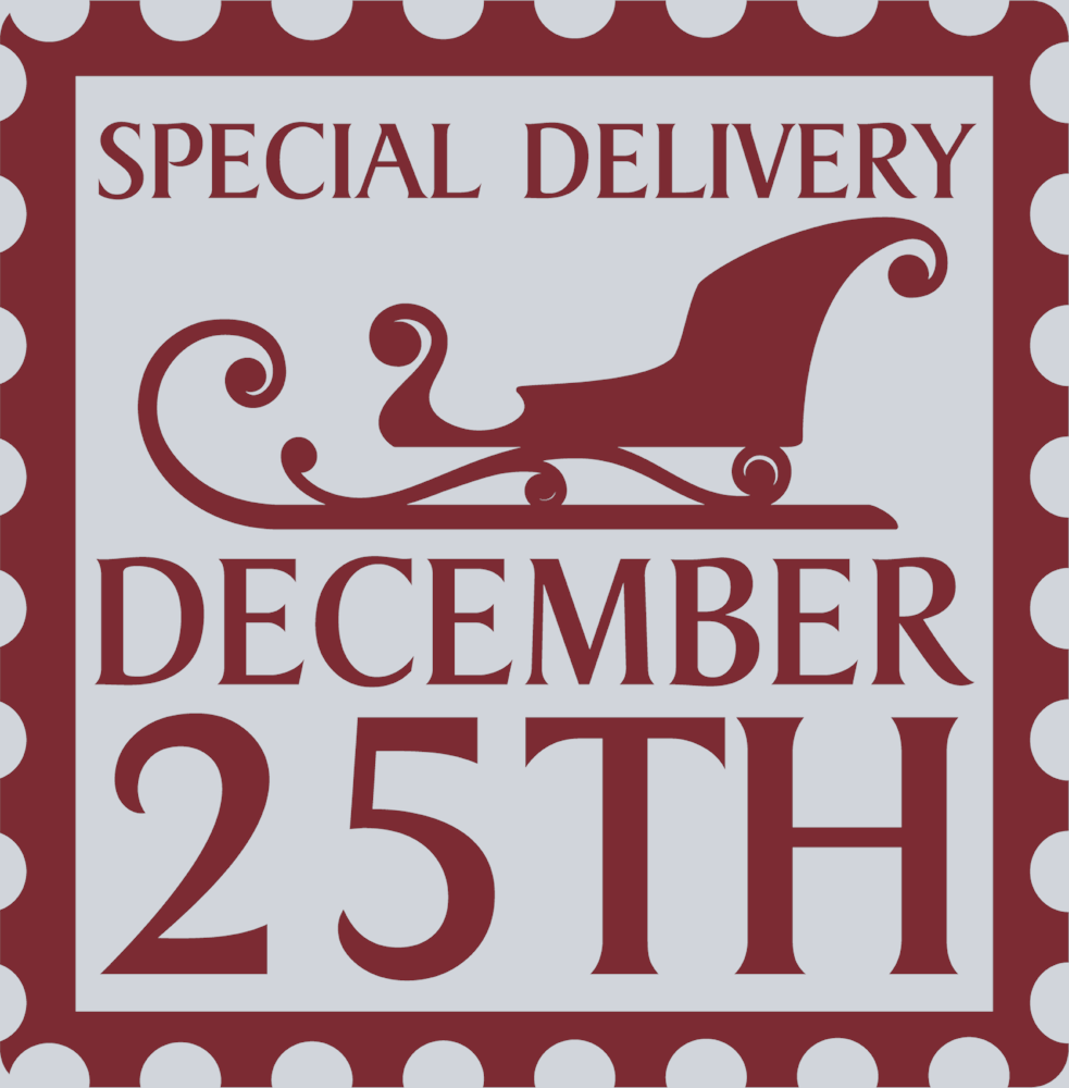Stamp Santas Sleigh - STK05783 (DTF Transfers)