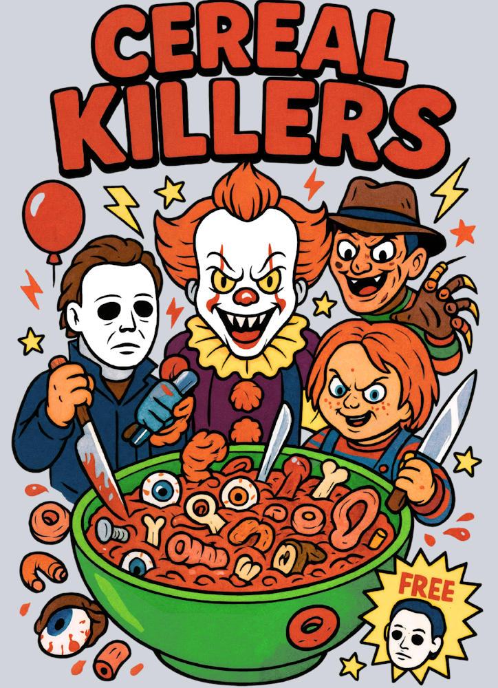 Halloween Flakes - STK07296 (DTF Transfers)