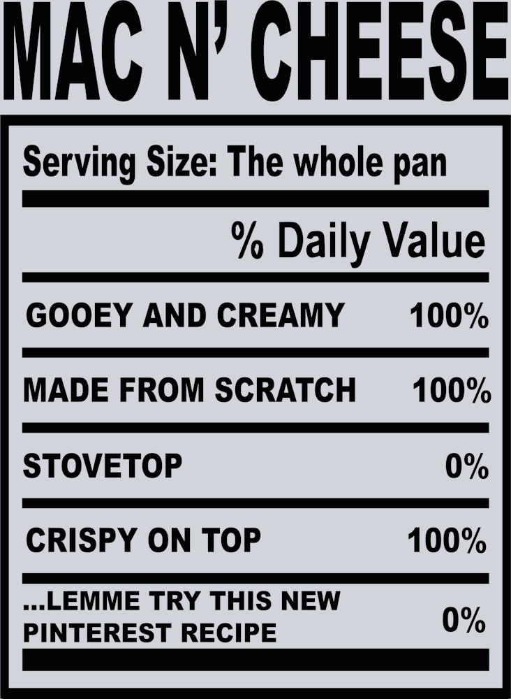 Soul Food - Mac N Cheese - STK05641 (DTF Transfers)