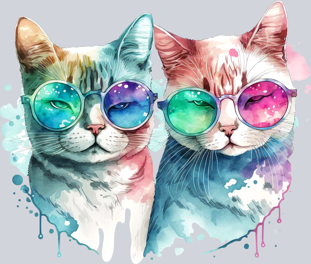 Cats Valentines Day - STK01229 (DTF Transfers)
