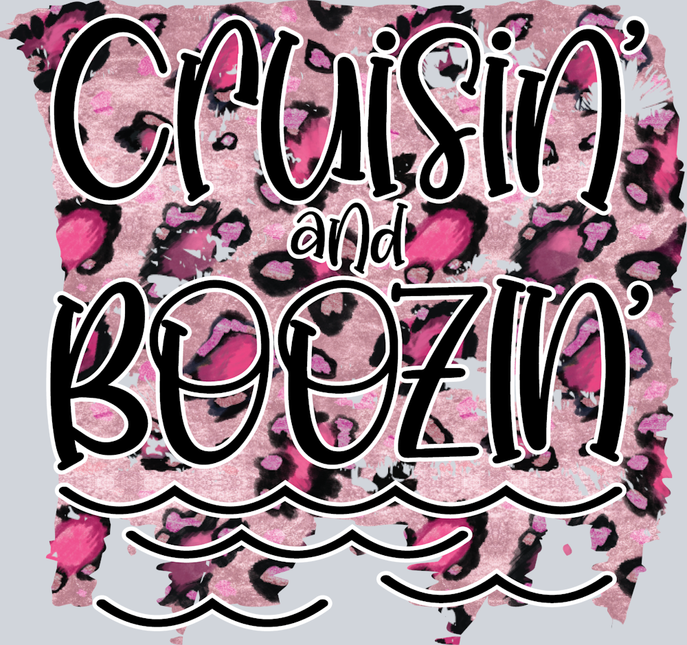 Cruisin And Boozin - STK01480 (DTF Transfers)