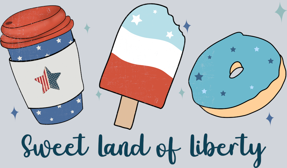 Sweet Land Of Liberty 2 - STK05898 (DTF Transfers)