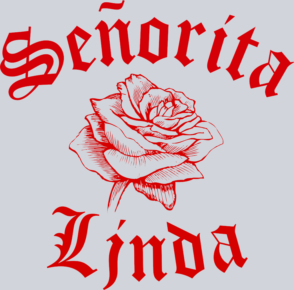 Senorita Linda Red Rose - STK05423 (DTF Transfers)