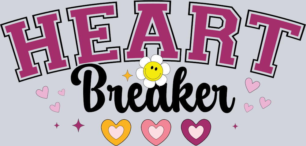 Heart Breaker Daisy - STK02654 (DTF Transfers)