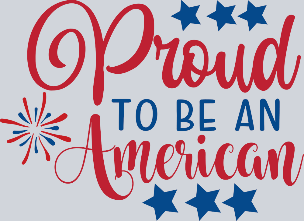 Proud To Be An American - STK05065 (DTF Transfers)