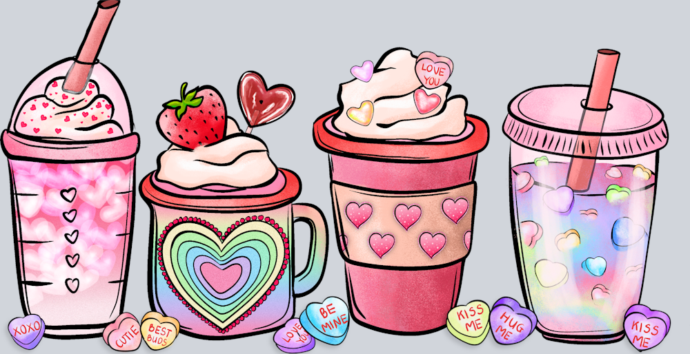 Coffee Candy Heart - STK01395 (DTF Transfers)