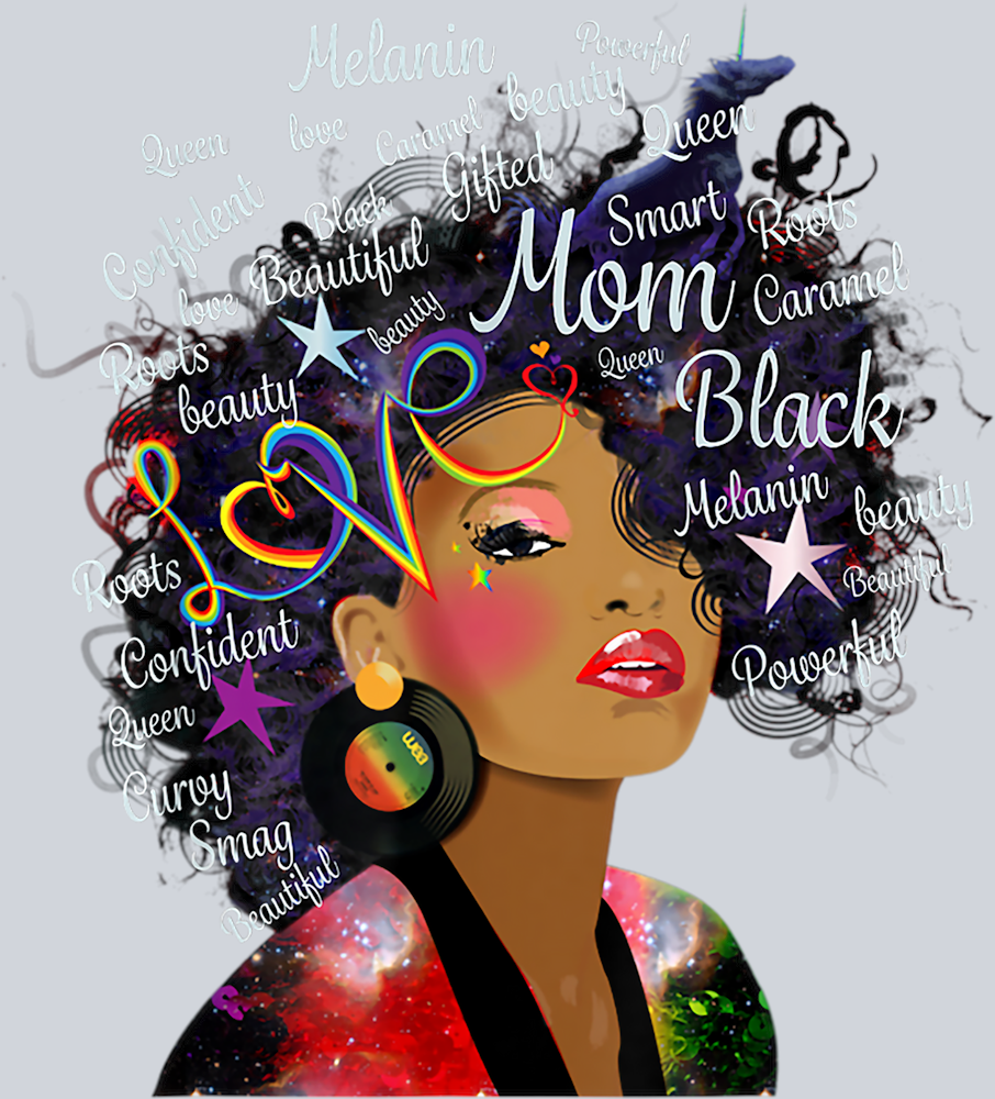Love Black Mom - STK03706 (DTF Transfers)