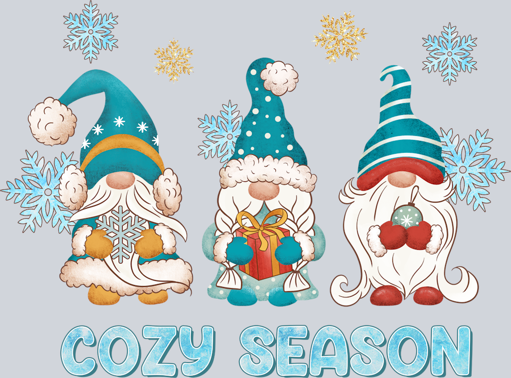 Cozy Season Gnomes - STK01444 (DTF Transfers)