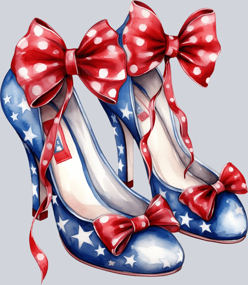 High Heels Patriotic 4 - STK02740 (DTF Transfers)