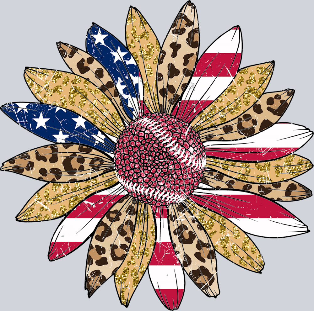Sunflower Baseball - STK05876 (DTF Transfers)