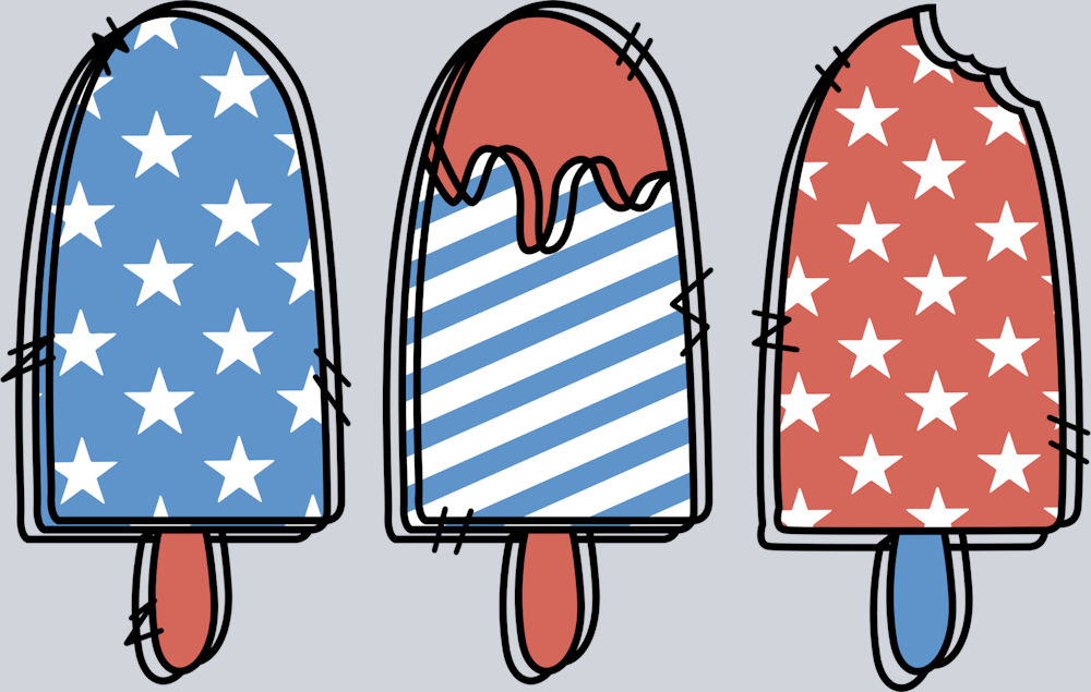USA Ice Cream - STK06255 (DTF Transfers)