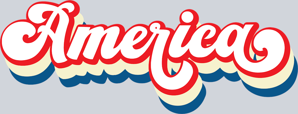 Retro America - STK05179 (DTF Transfers)