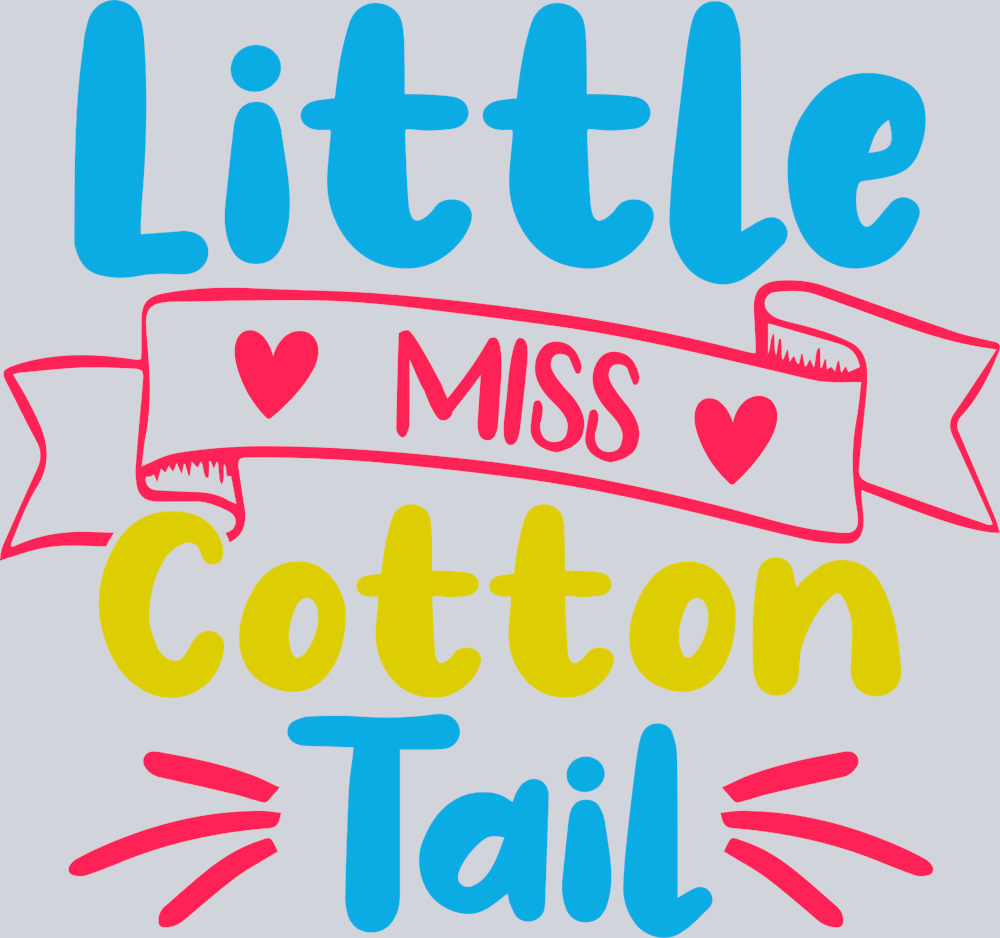 Little Miss Cotton Tail 2 - STK03630 (DTF Transfers)