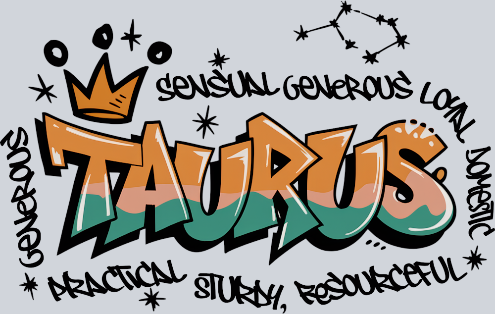 Taurus Grafitti - STK05925 (DTF Transfers)