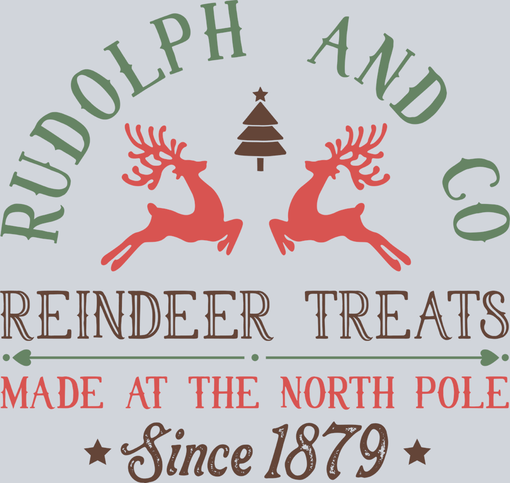 Vintage Rudolph And Co - STK06332 (DTF Transfers)