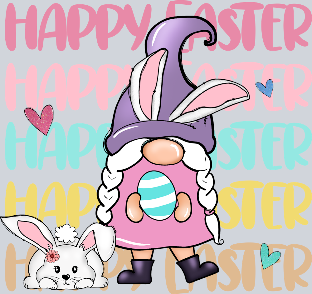 Happy Easter 5 - STK06993 (DTF Transfers)