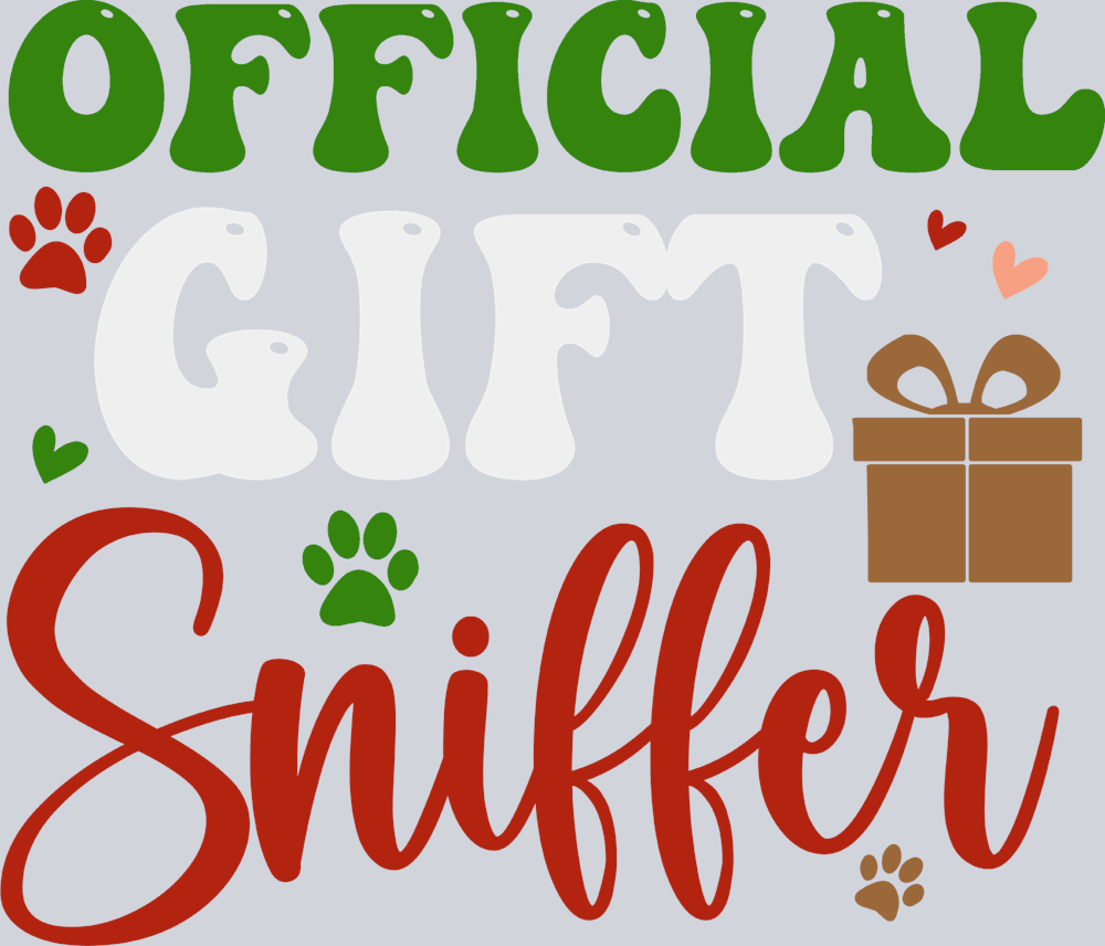 Pets Official Gift Sniffer - STK04879 (DTF Transfers)