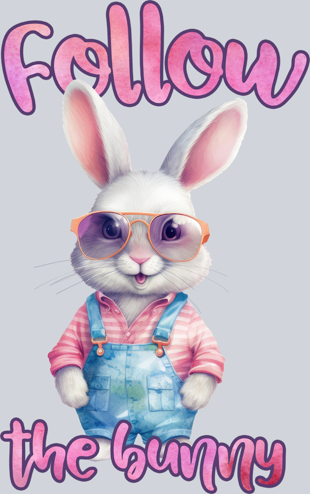 Easter Follow The Bunny - STK01767 (DTF Transfers)