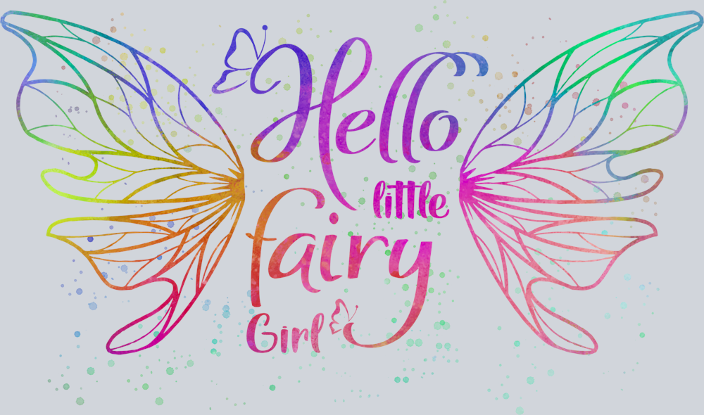 Fairy Hello Little Girl - STK01883 (DTF Transfers)