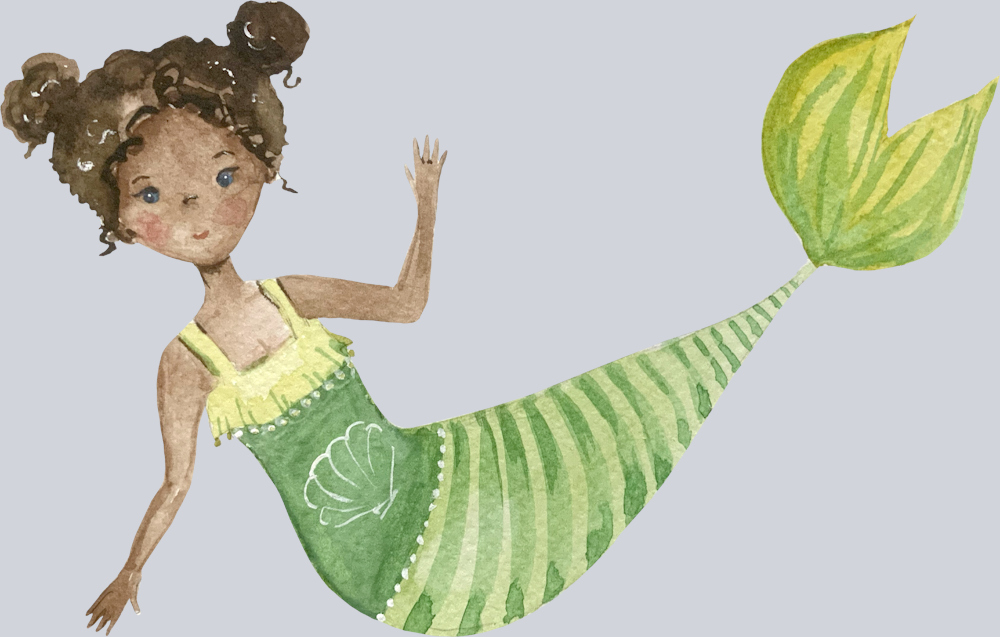 Cute Little Mermaid 2 - STK01561 (DTF Transfers)