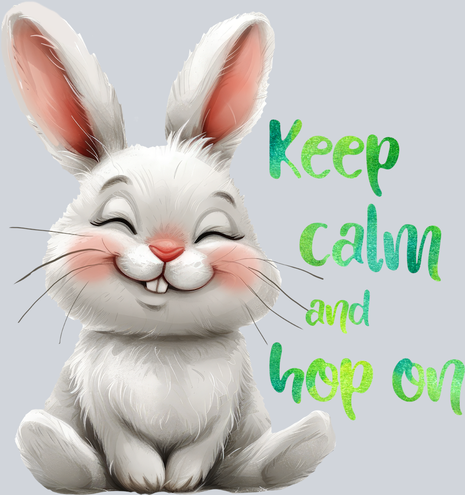 Easter Keep Calm And Hop On - STK01787 (DTF Transfers)