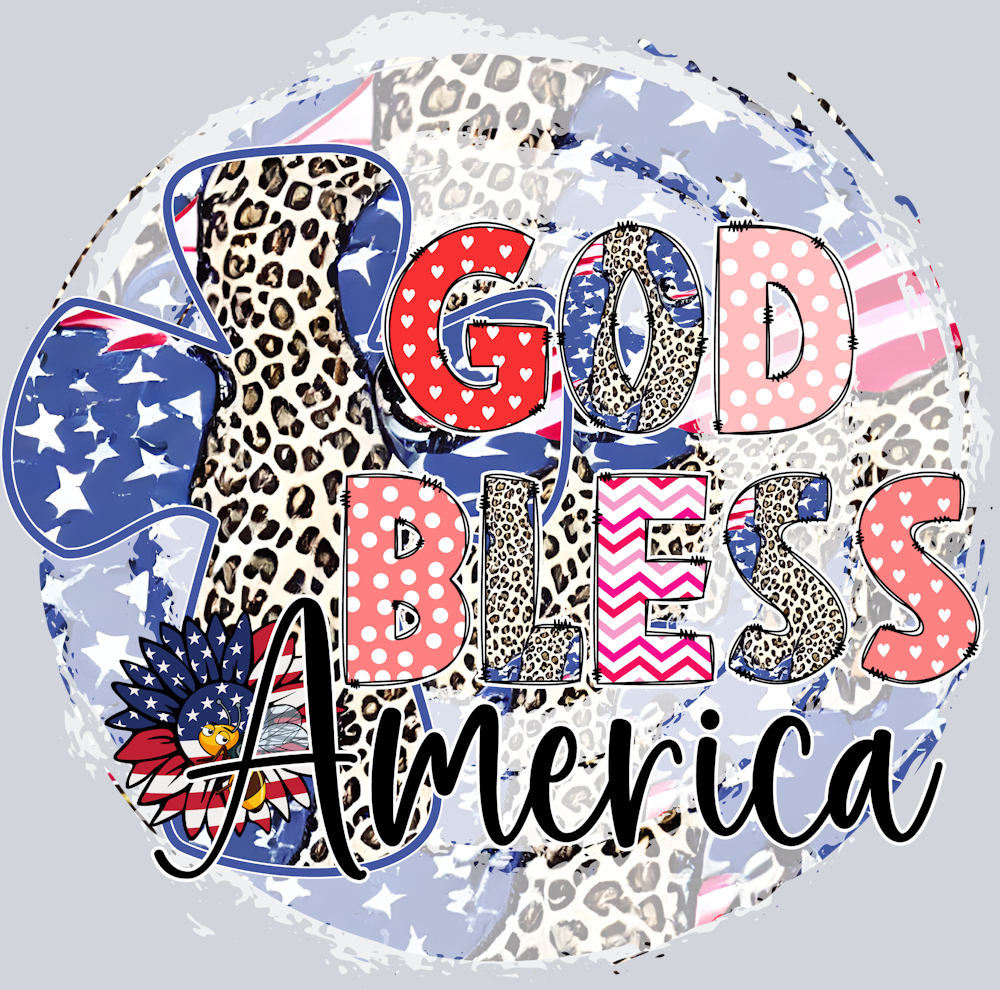 God Bless America 3 - STK02359 (DTF Transfers)