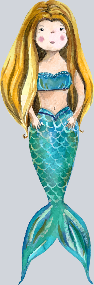 Cute LIttle Mermaid 1 - STK01560 (DTF Transfers)
