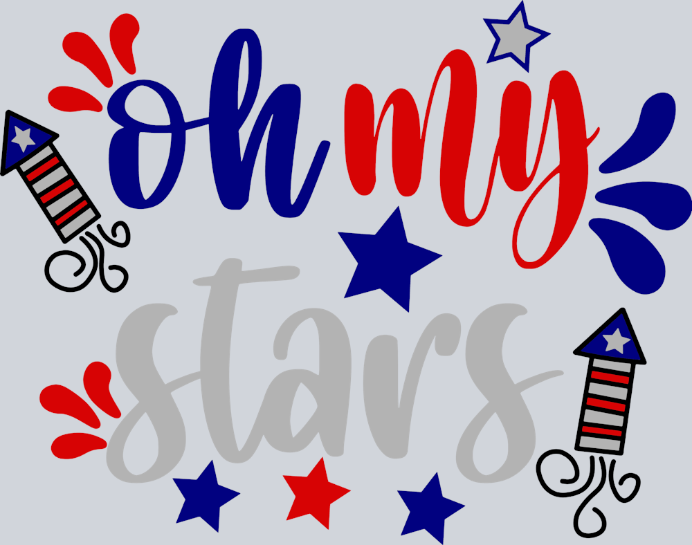 Oh My Stars 1 - STK04576 (DTF Transfers)