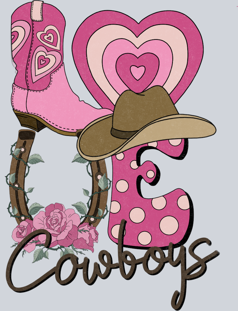 Cowboy Love - STK01441 (DTF Transfers)
