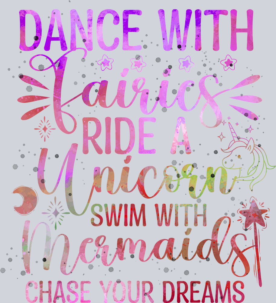 Fairy Dance Ride Swim - STK01878 (DTF Transfers)