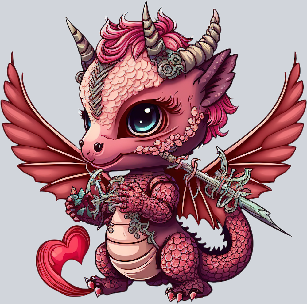 Cute Baby Dragon 1 - STK01499 (DTF Transfers)