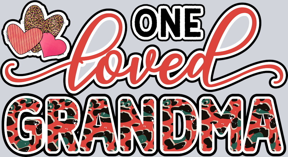One Loved Grandma 1 - STK04600 (DTF Transfers)